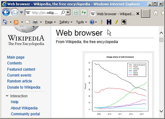 image of Internet Explorer