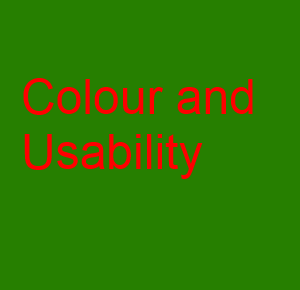 Colour and usability